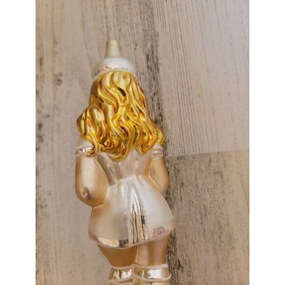 Inge nurse hospital blown glass ornament Xmas glitter - Picture 5 of 9